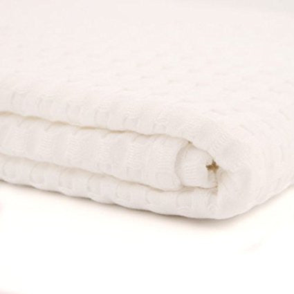Classic Waffle Weave Bath Sheet - White by Gilden Tree