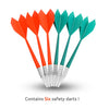 ActionDarts - Soft Tip Safety Darts and Dart Board - Great Games for Kids - Leisure Sport for Office